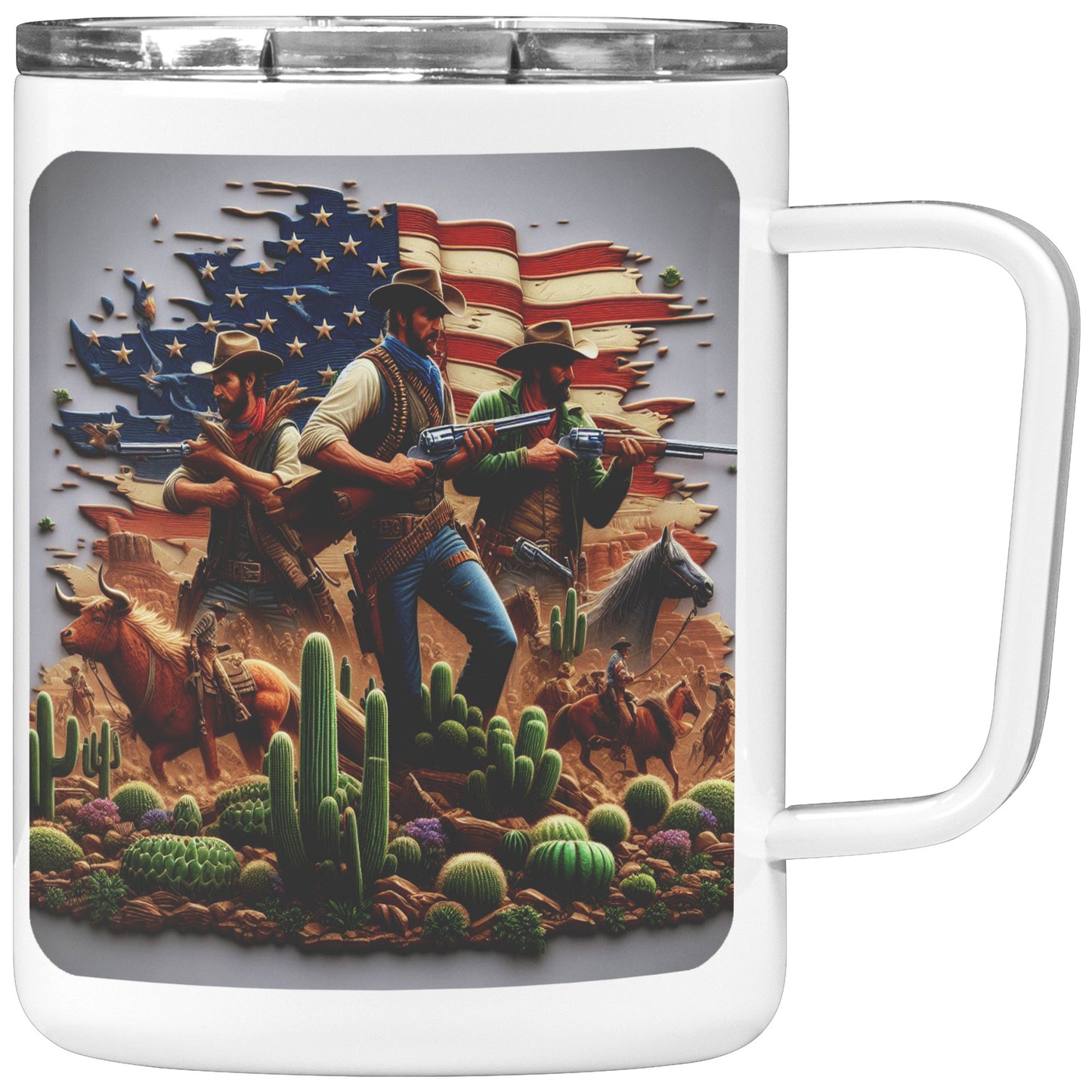 American Western Cowboy and Cowgirl - Coffee Mug #2