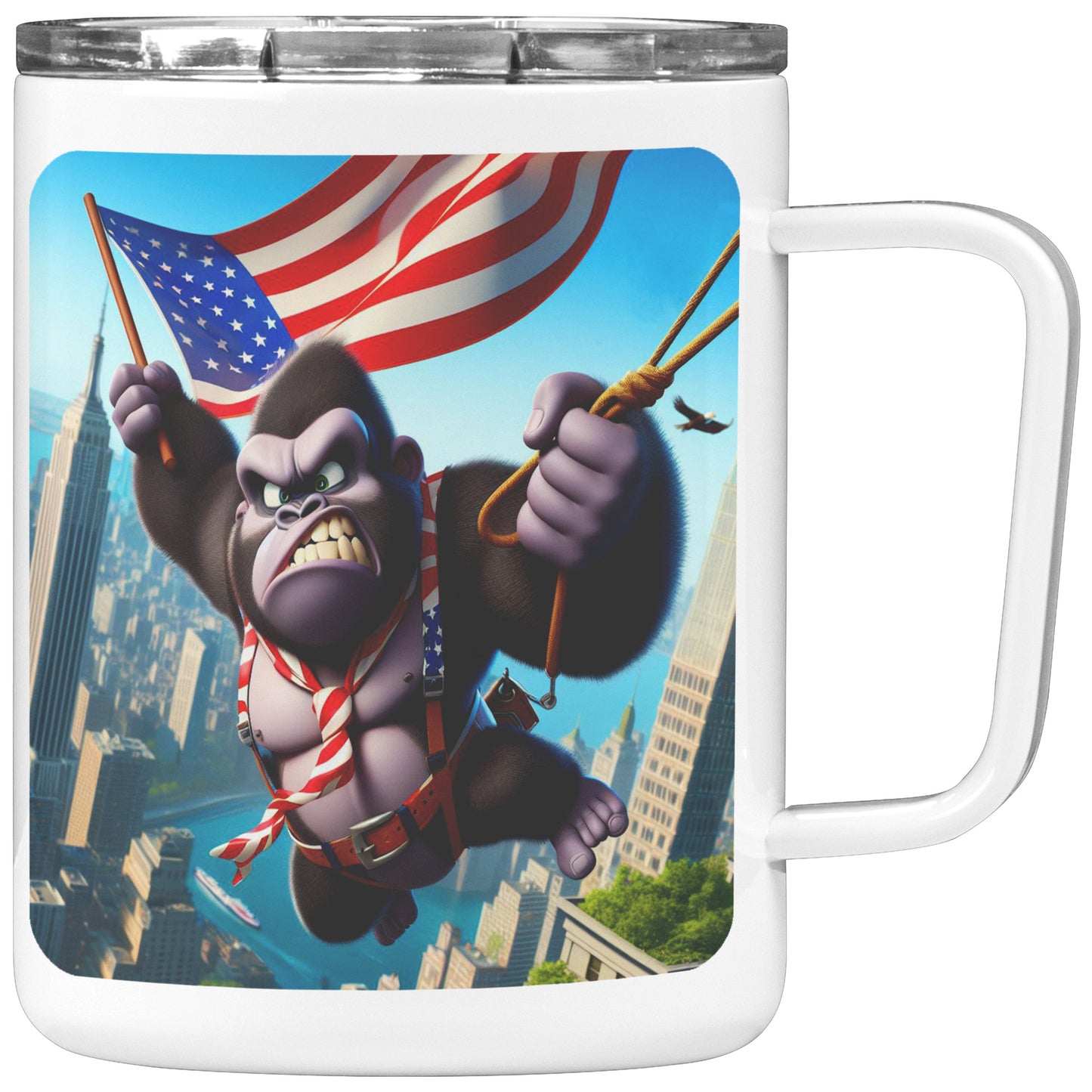 Grumpy Gorilla - Insulated Coffee Mug #40