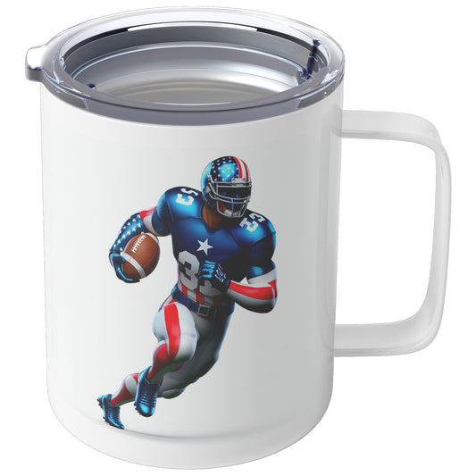 Man Football Player - Insulated Coffee Mug #33