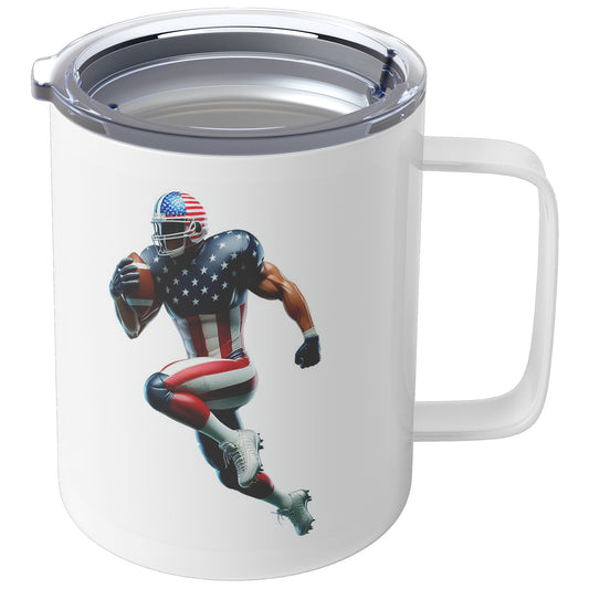 Man Football Player - Insulated Coffee Mug #34