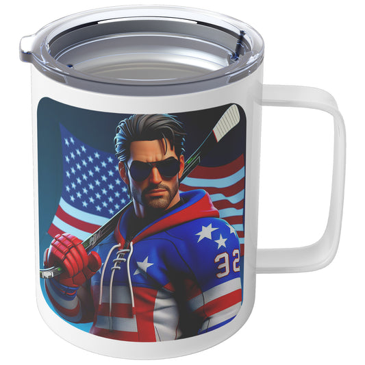 Man Ice Hockey Player - Coffee Mug #35