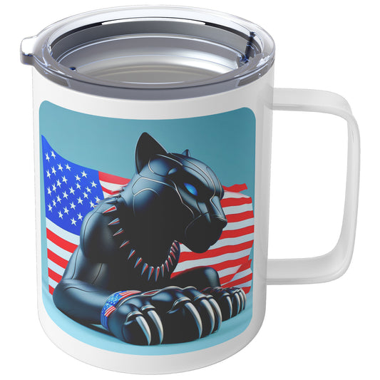 The Black Panther - Insulated Coffee Mug #35