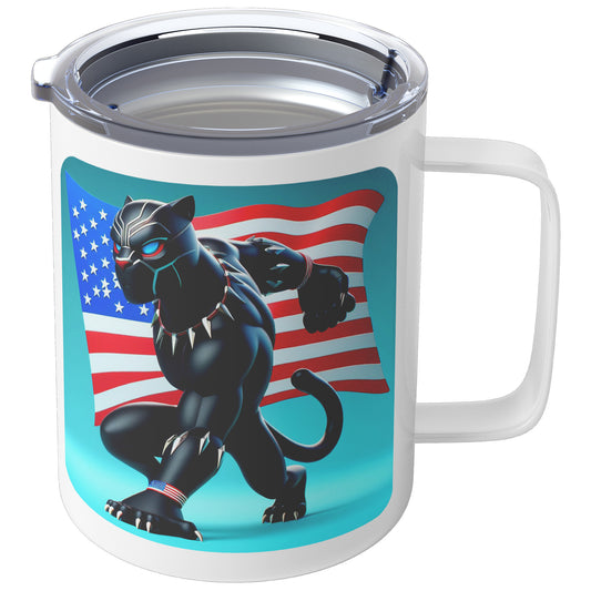 The Black Panther - Insulated Coffee Mug #21