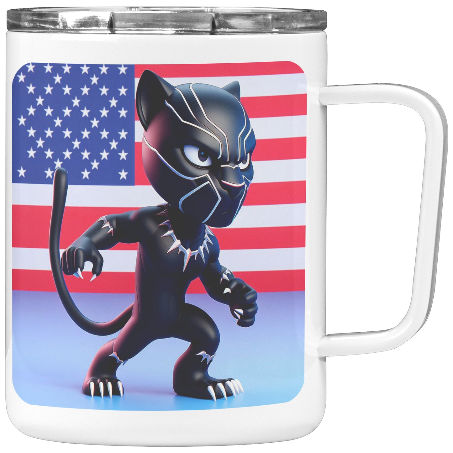 The Black Panther - Insulated Coffee Mug #42