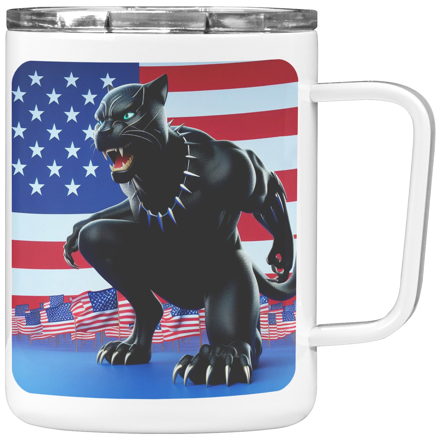 The Black Panther - Insulated Coffee Mug #37