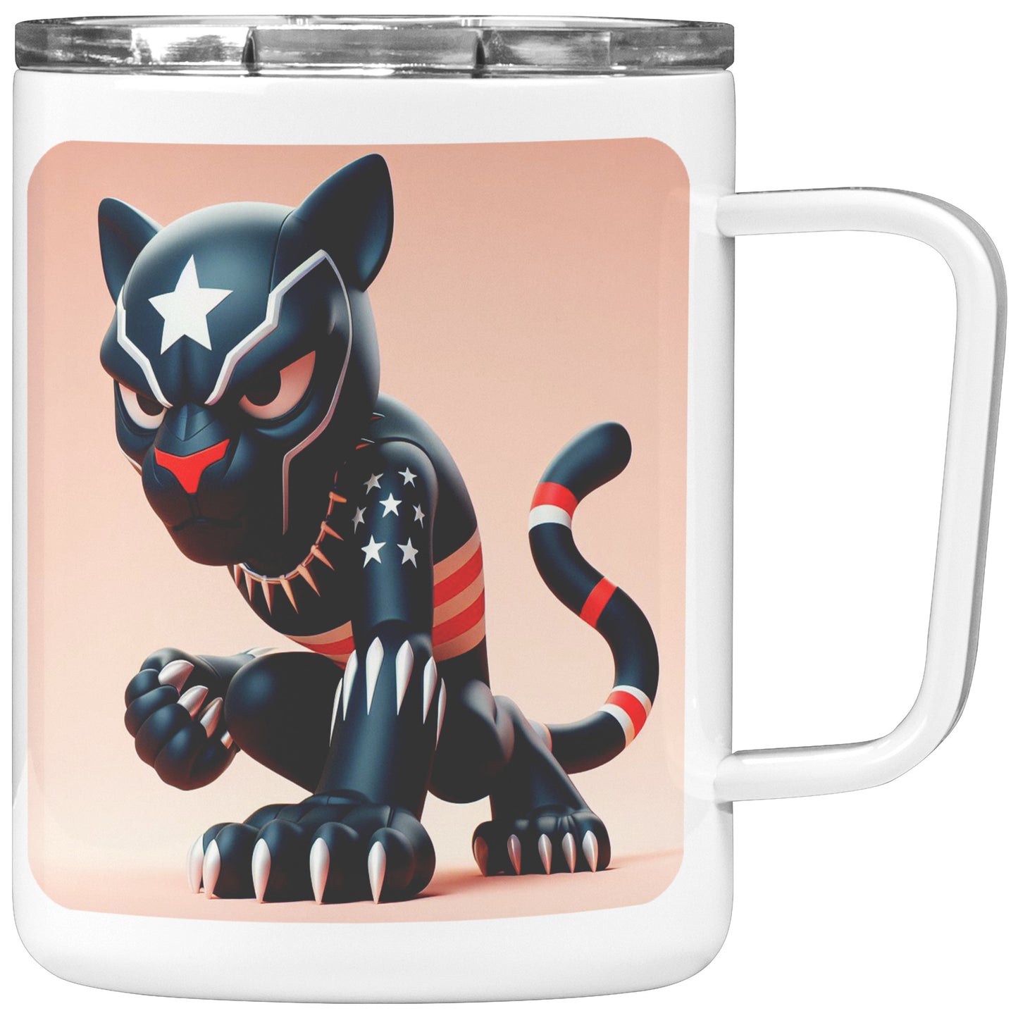 The Black Panther - Insulated Coffee Mug #36