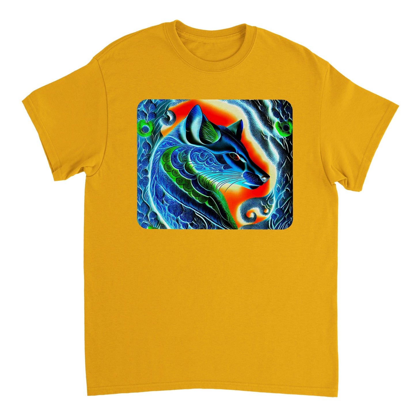Rainbow Colors Animal - Heavyweight Unisex Crewneck T-shirt 28