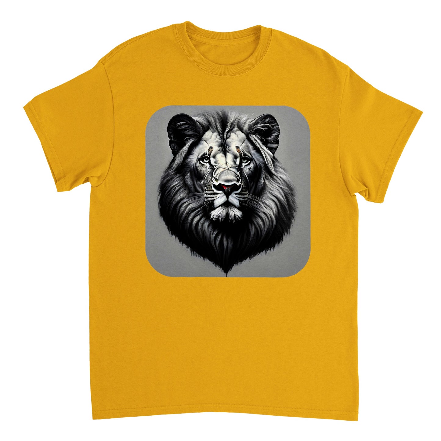 Animal Pencil Art - Heavyweight Unisex Crewneck T-shirt 2