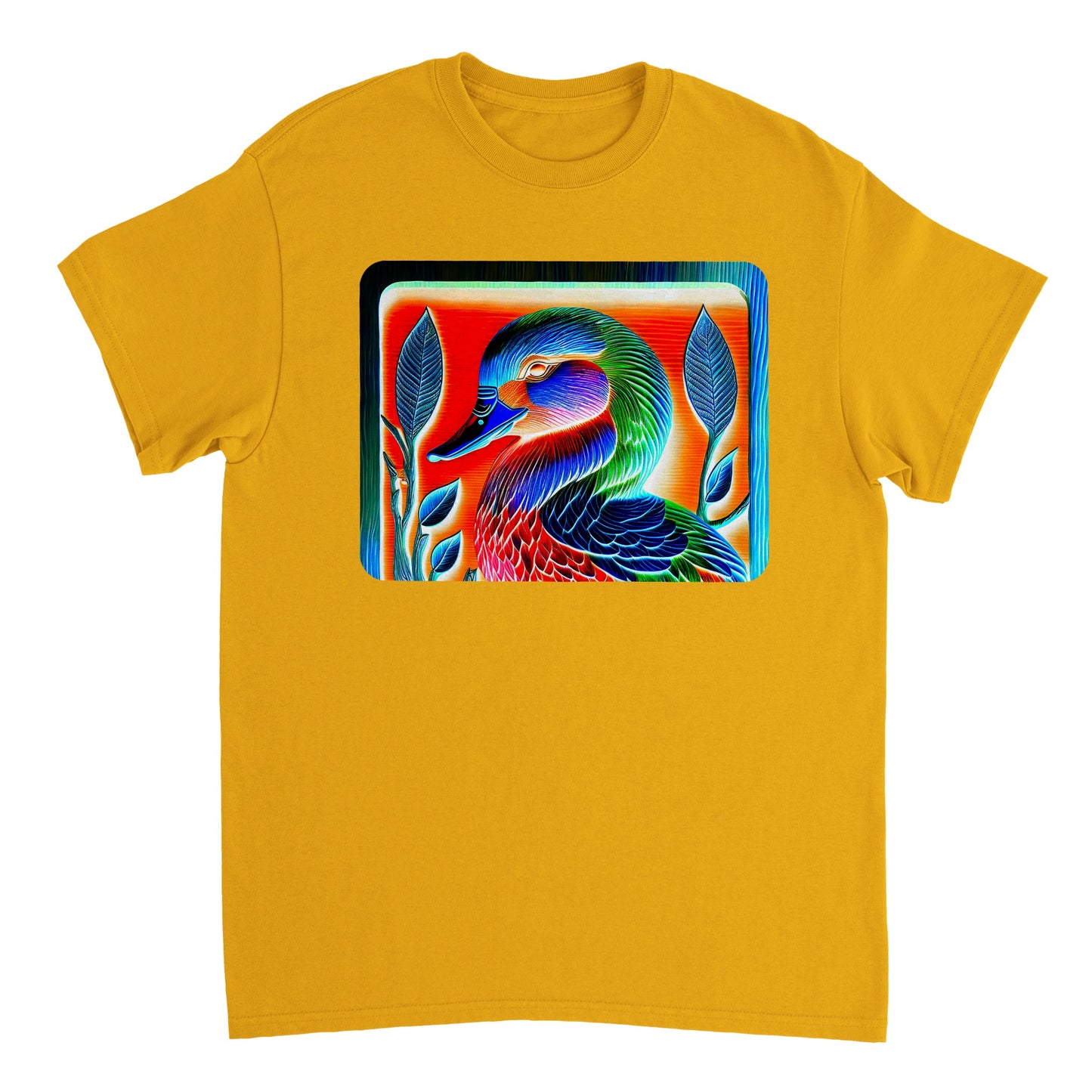 Rainbow Colors Animal - Heavyweight Unisex Crewneck T-shirt 10