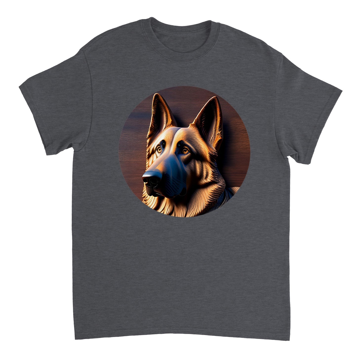 3D Wooden Animal Art - Heavyweight Unisex Crewneck T-shirt 21