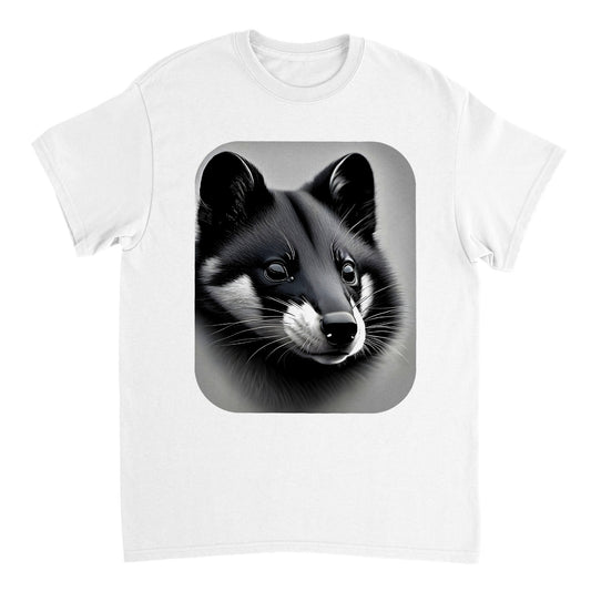 Animal Pencil Art - Heavyweight Unisex Crewneck T-shirt 16