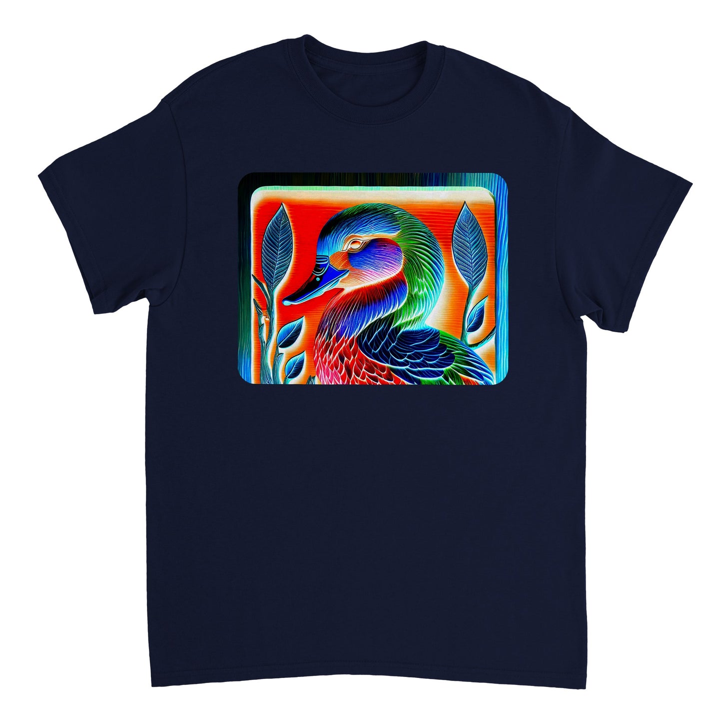 Rainbow Colors Animal - Heavyweight Unisex Crewneck T-shirt 10