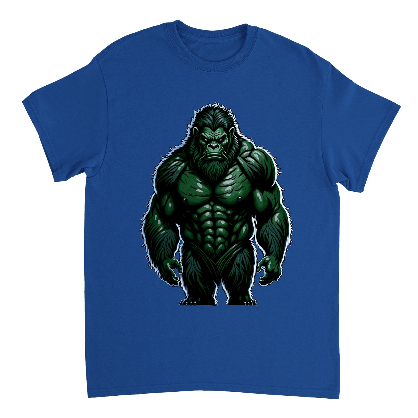 3D Bigfoot Art - Heavyweight Unisex Crewneck T-shirt 20