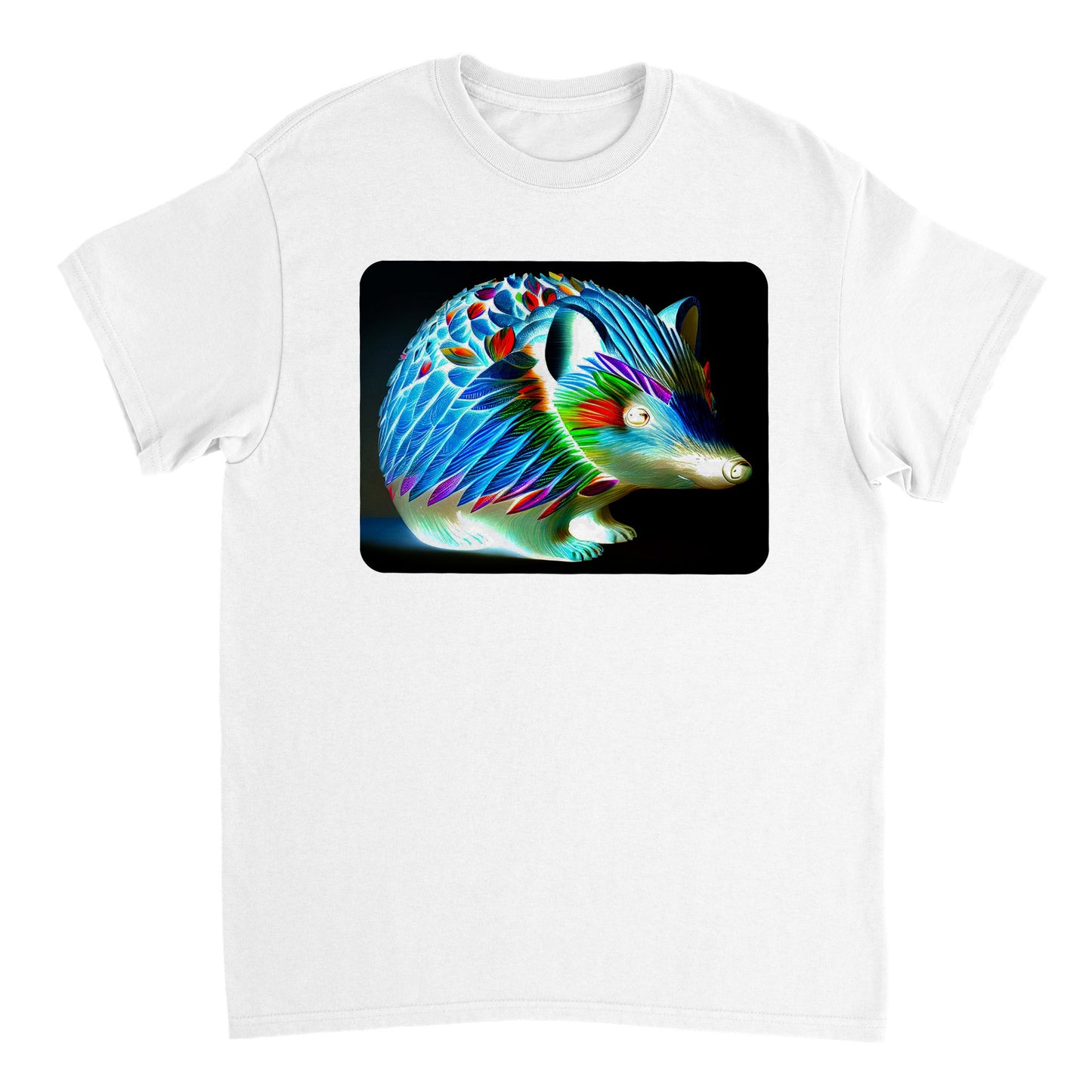 Rainbow Colors Animal - Heavyweight Unisex Crewneck T-shirt 21