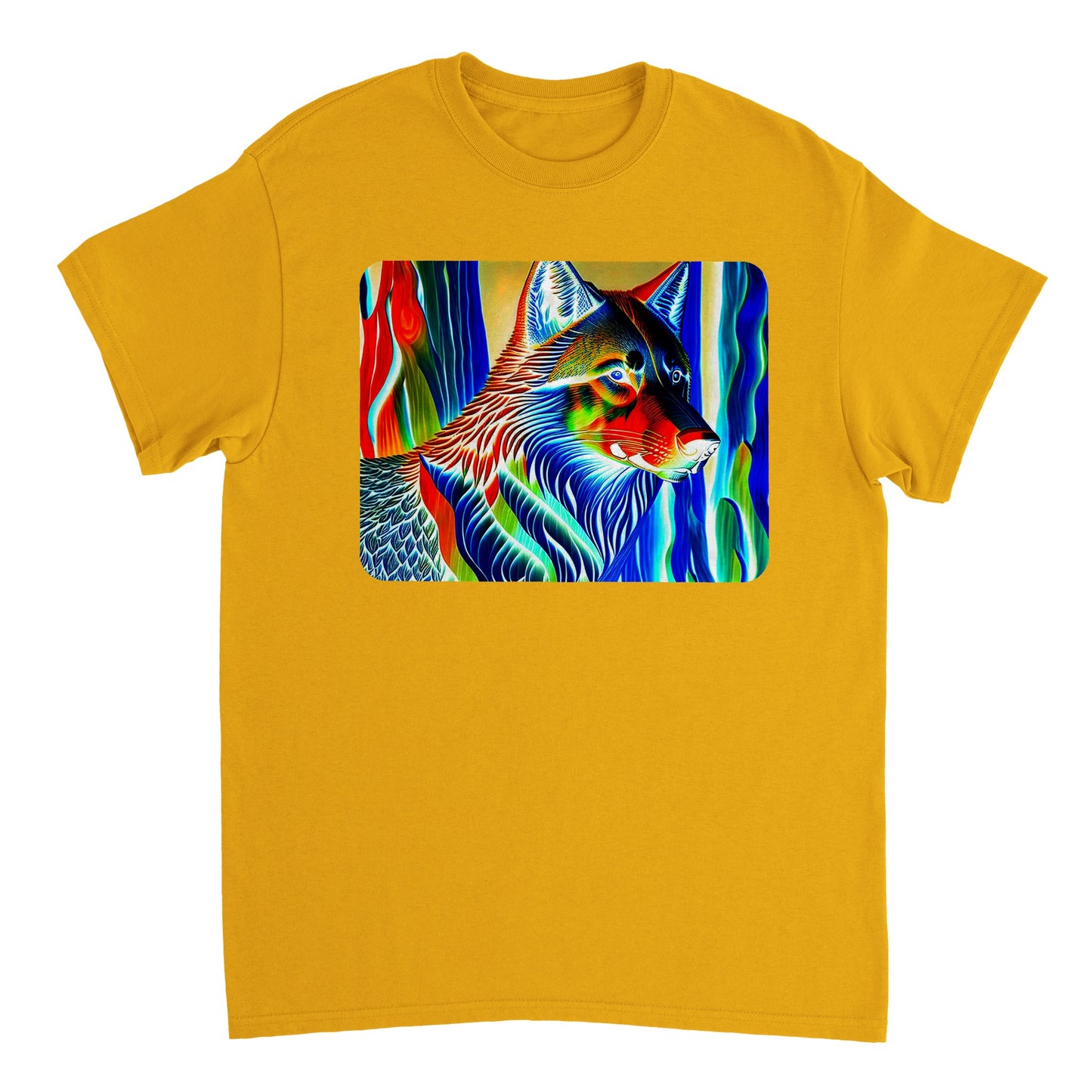 Rainbow Colors Animal - Heavyweight Unisex Crewneck T-shirt 6
