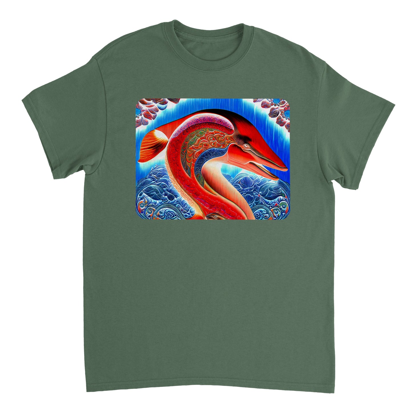 Rainbow Colors Animal - Heavyweight Unisex Crewneck T-shirt 11