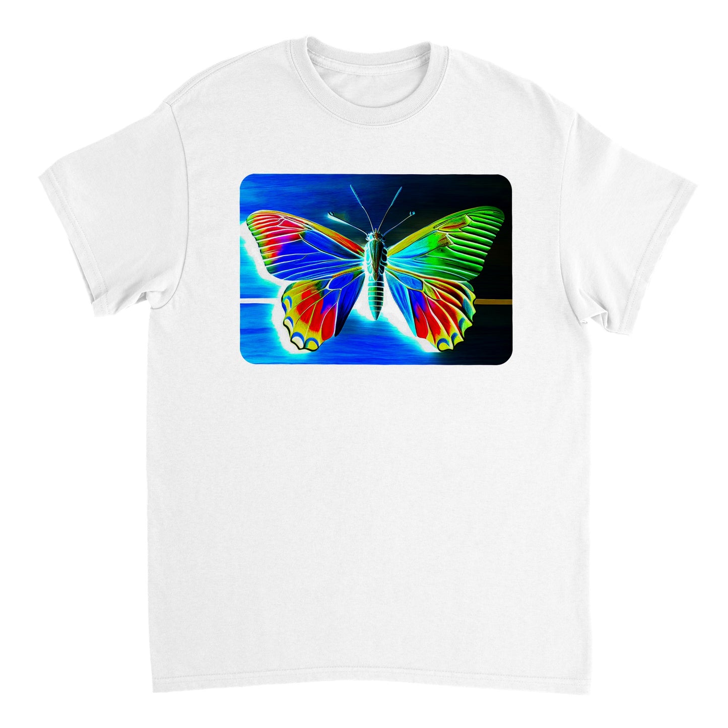 Rainbow Colors Animal - Heavyweight Unisex Crewneck T-shirt 9