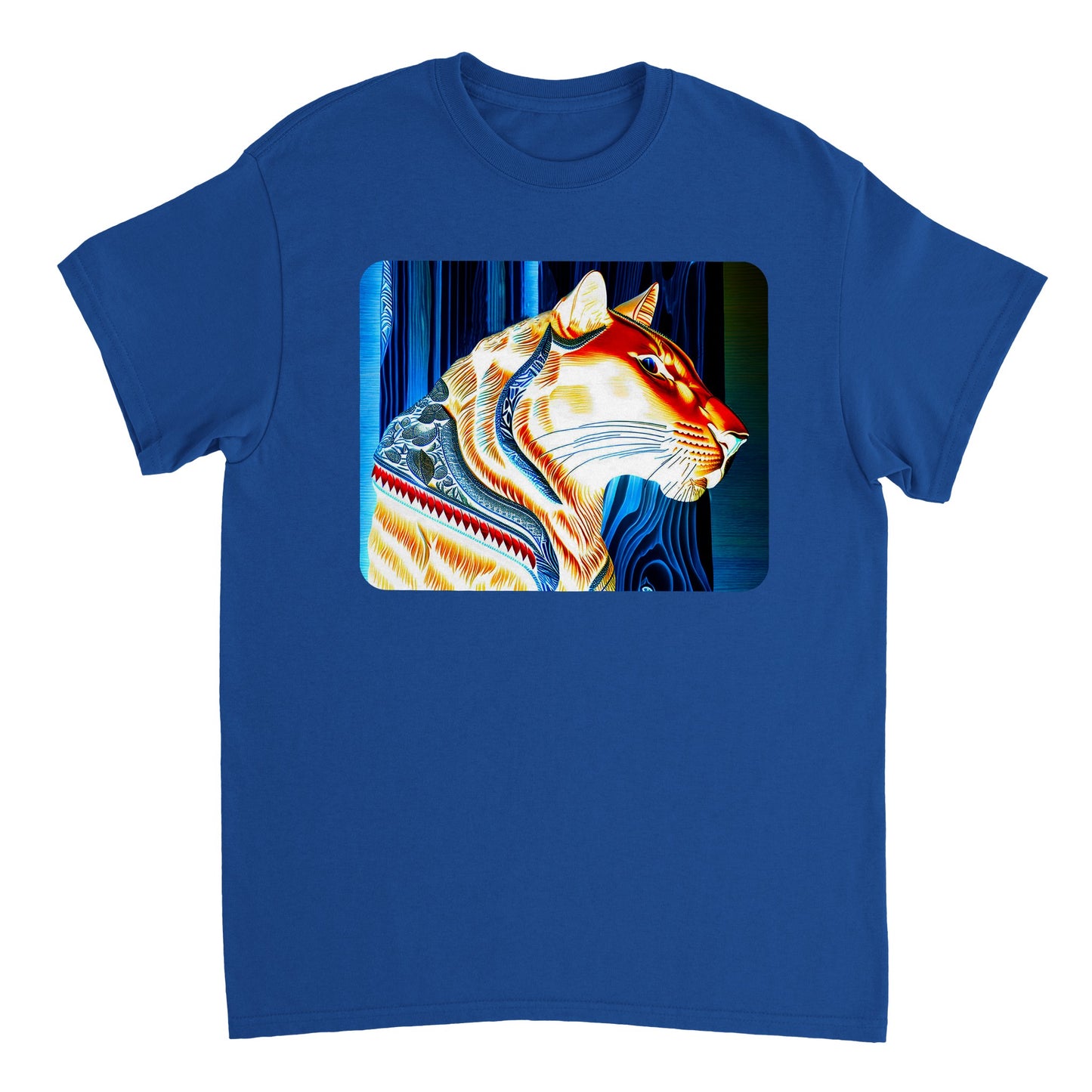 Rainbow Colors Animal - Heavyweight Unisex Crewneck T-shirt 8
