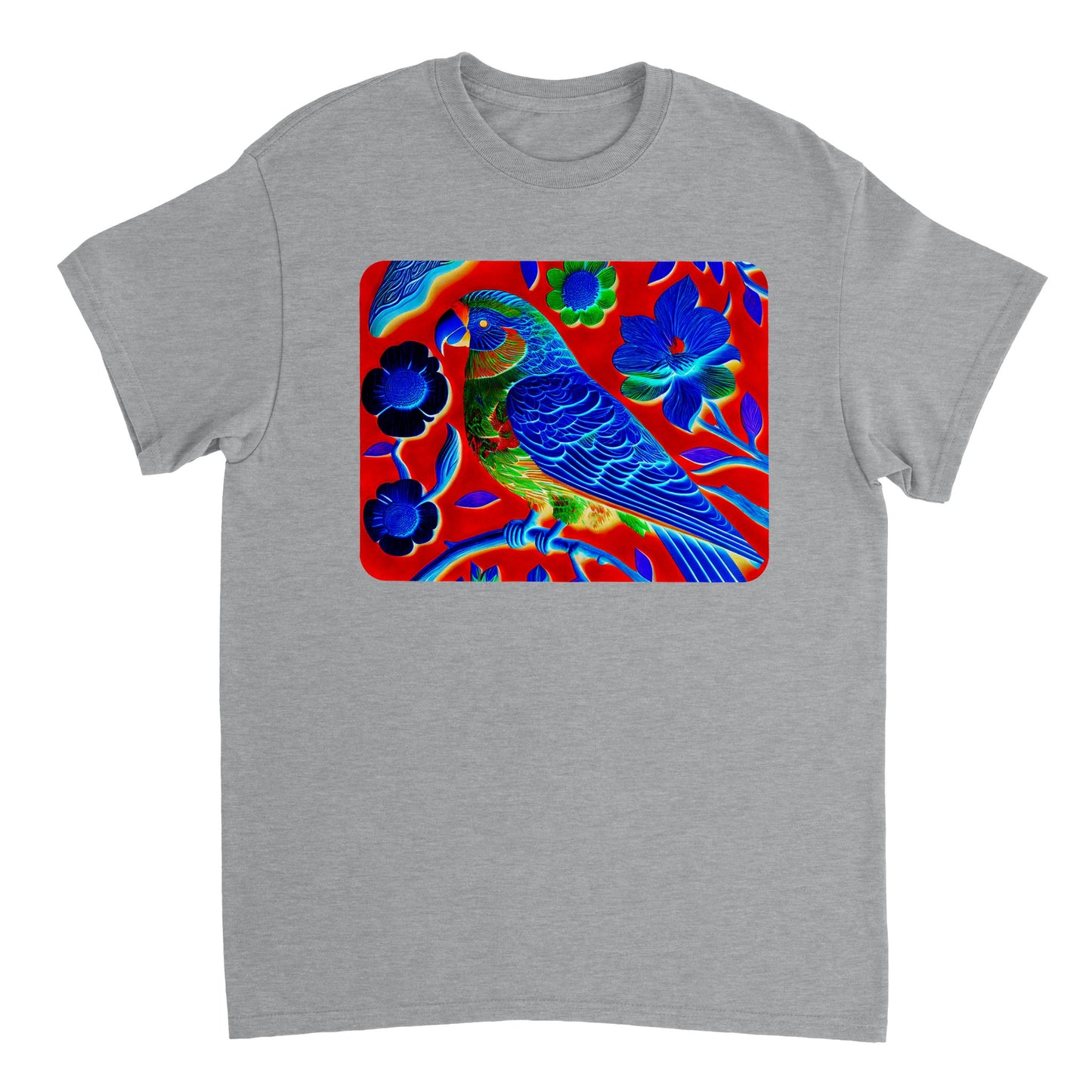 Rainbow Colors Animal - Heavyweight Unisex Crewneck T-shirt 17