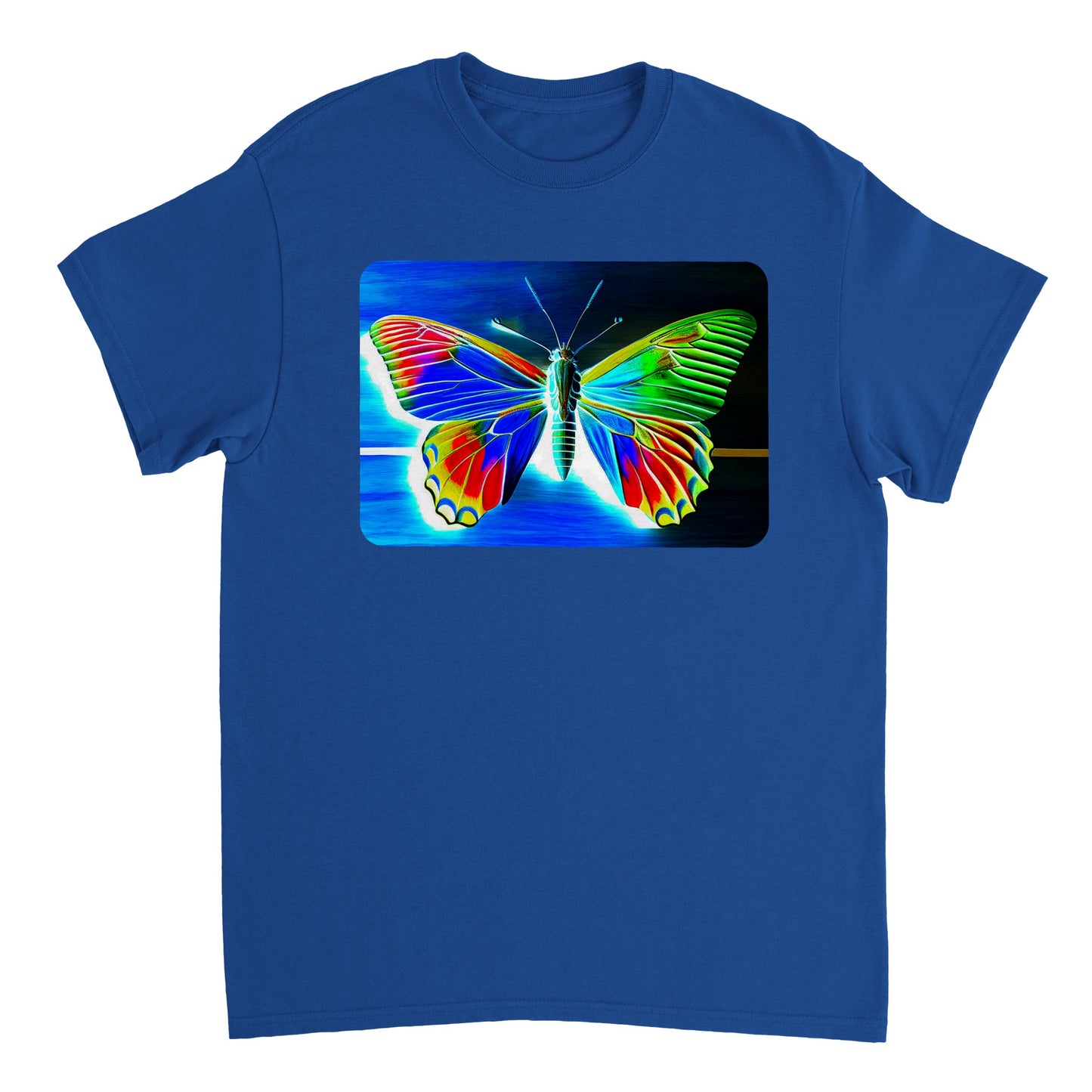 Rainbow Colors Animal - Heavyweight Unisex Crewneck T-shirt 9