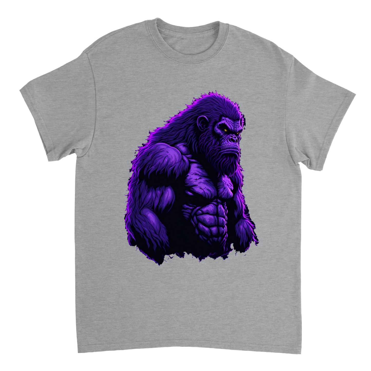 3D Bigfoot Art - Heavyweight Unisex Crewneck T-shirt 31