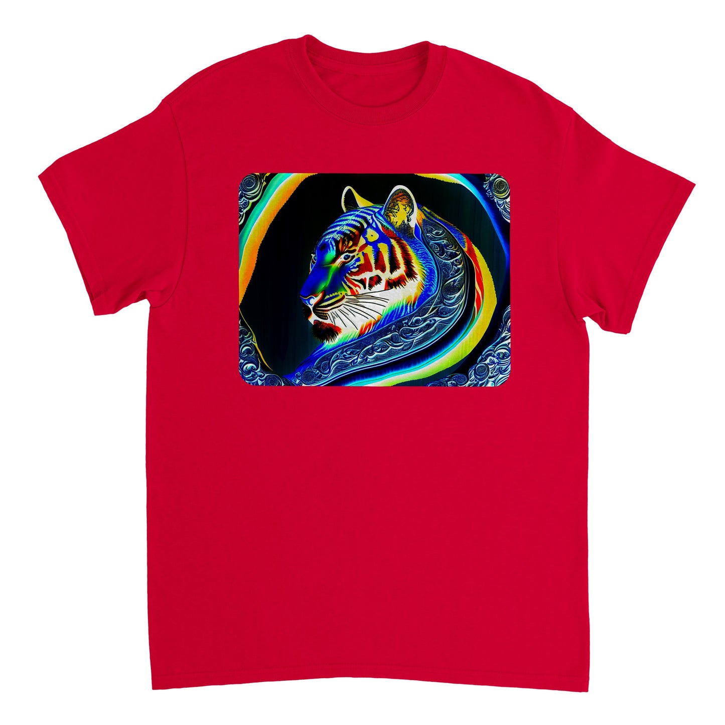 Rainbow Colors Animal - Heavyweight Unisex Crewneck T-shirt 16