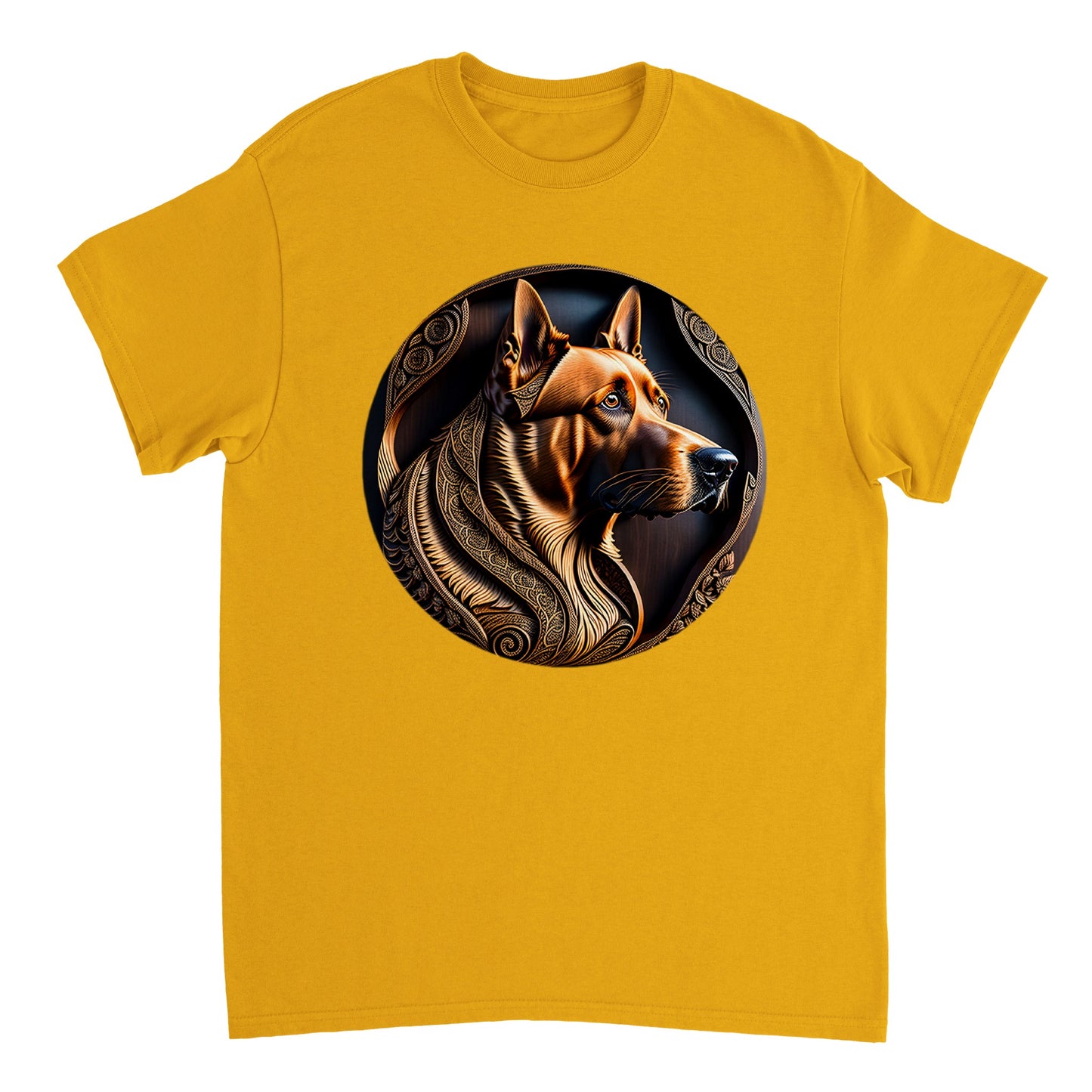 3D Wooden Animal Art - Heavyweight Unisex Crewneck T-shirt 12