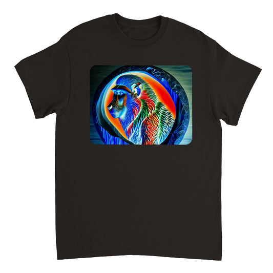 Rainbow Colors Animal - Heavyweight Unisex Crewneck T-shirt 7