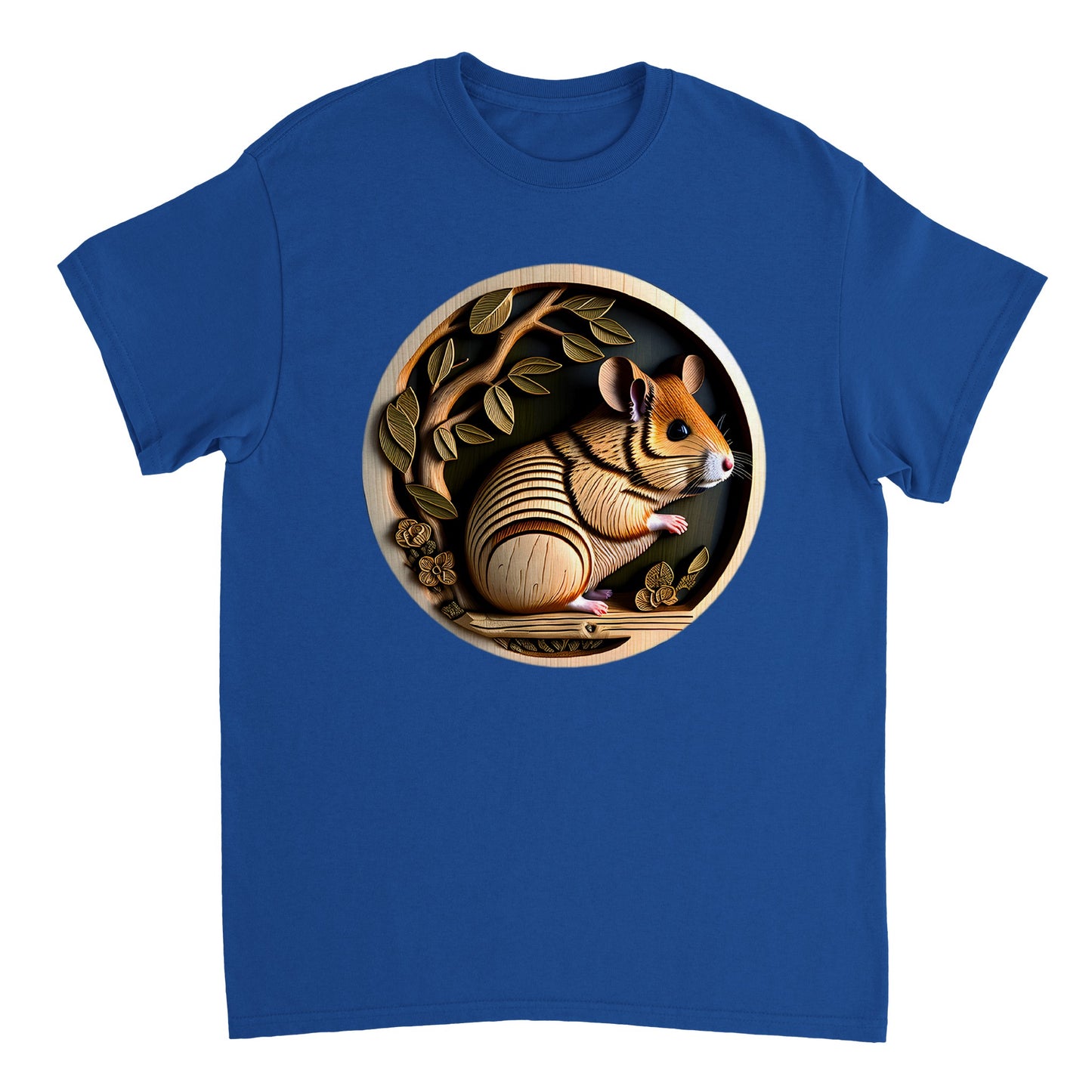 3D Wooden Animal Art - Heavyweight Unisex Crewneck T-shirt 20