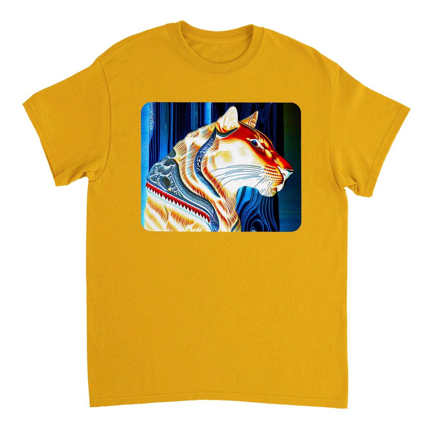 Rainbow Colors Animal - Heavyweight Unisex Crewneck T-shirt 8