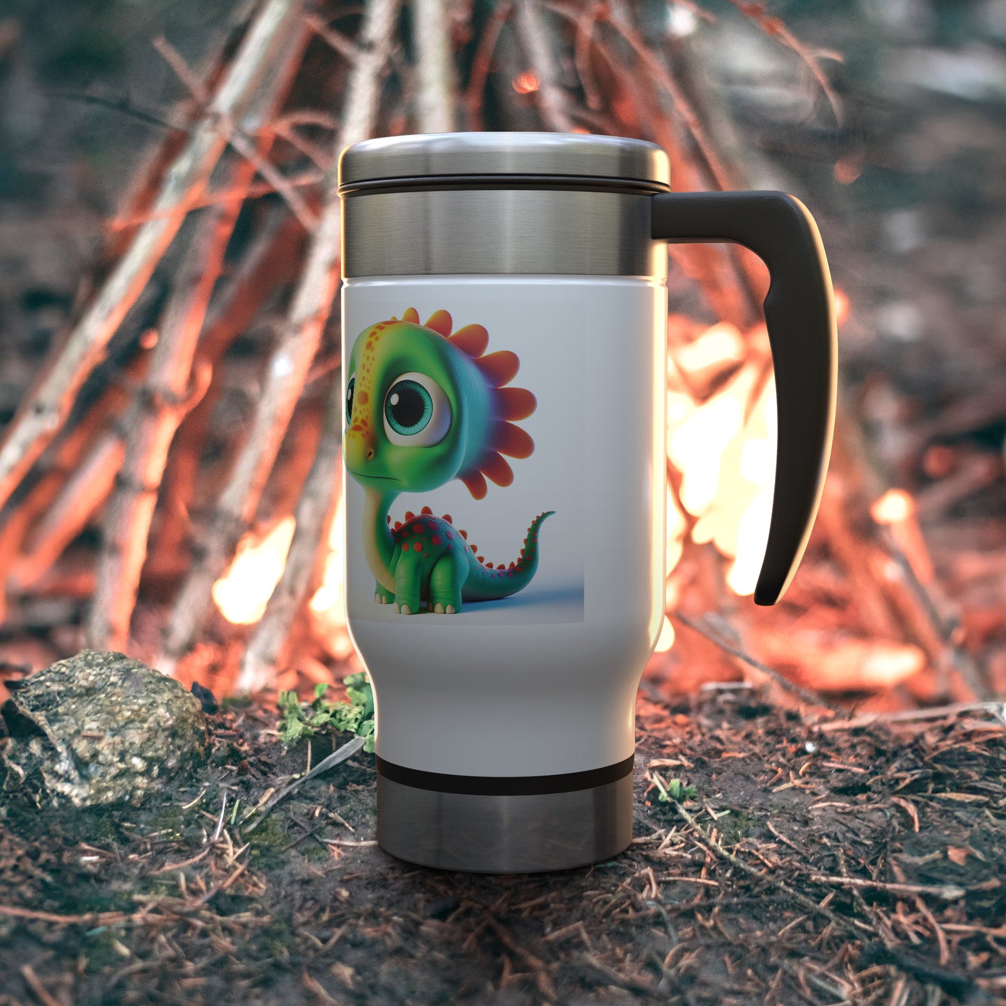 Adorable & Charming Dinosaurs - Travel Mug - Dinosaur #20