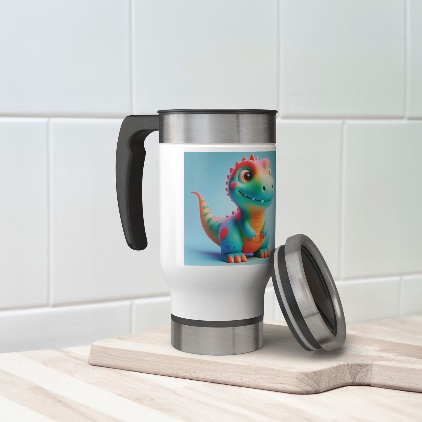 Adorable & Charming Dinosaurs - Travel Mug - Dinosaur #8