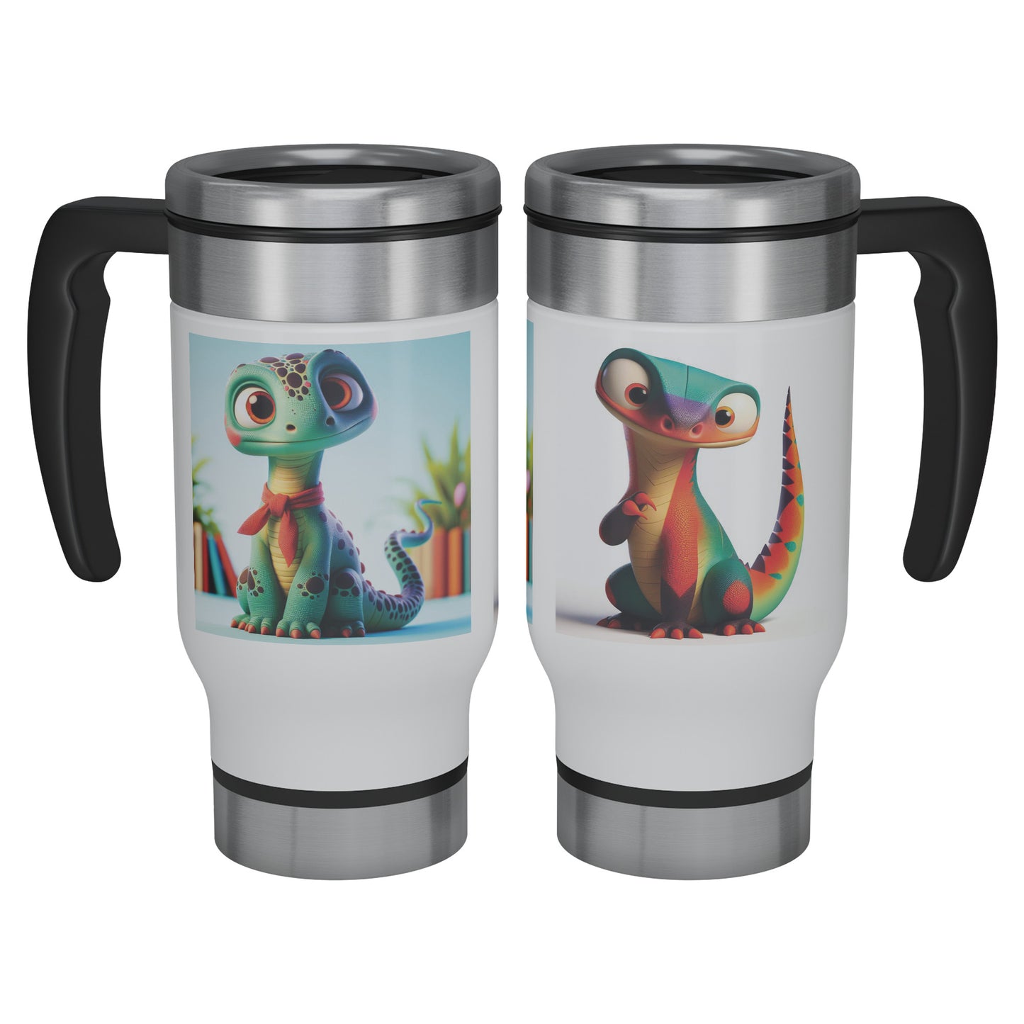 Adorable & Charming Dinosaurs - Travel Mug - Dinosaur #1