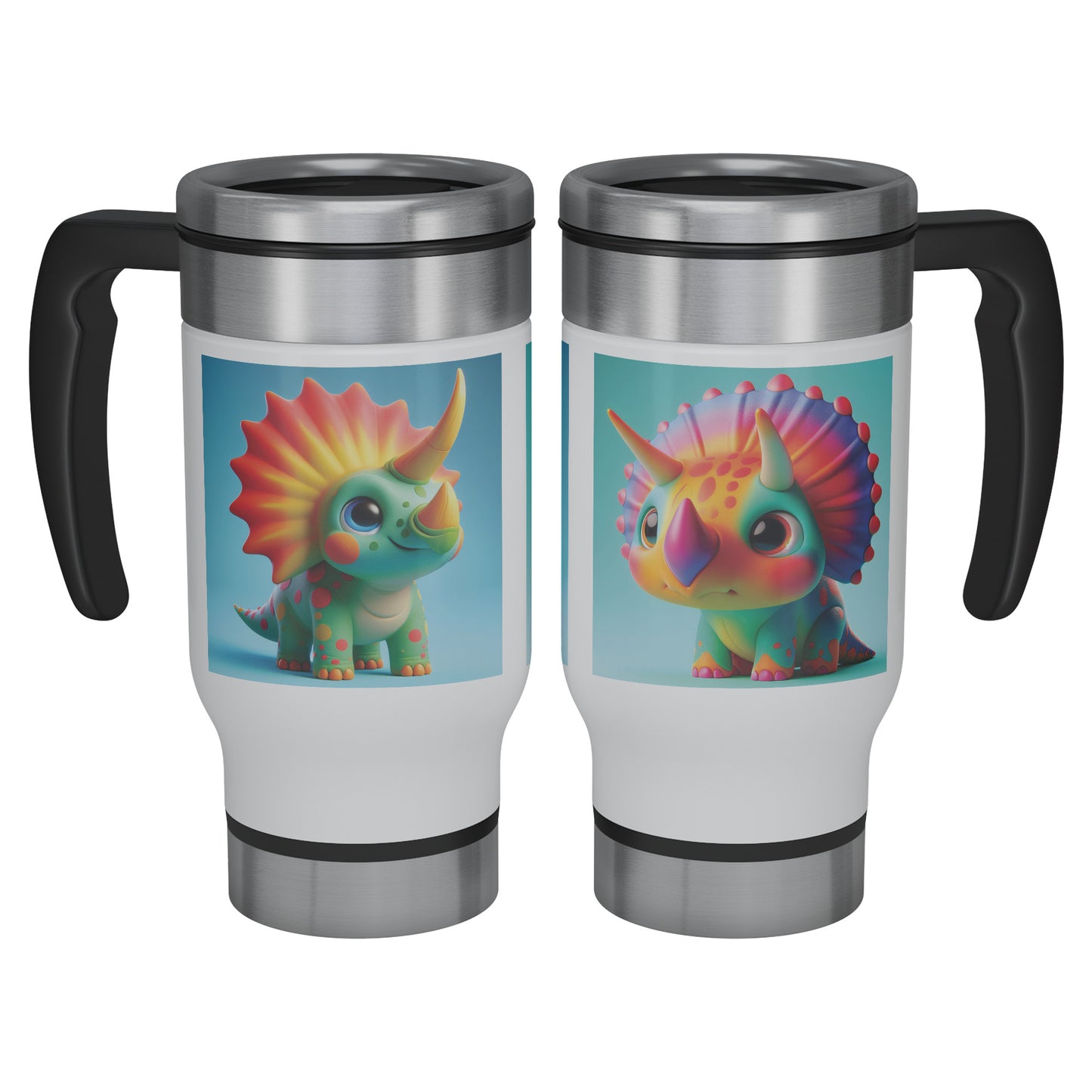 Adorable & Charming Dinosaurs - Travel Mug - Dinosaur #9
