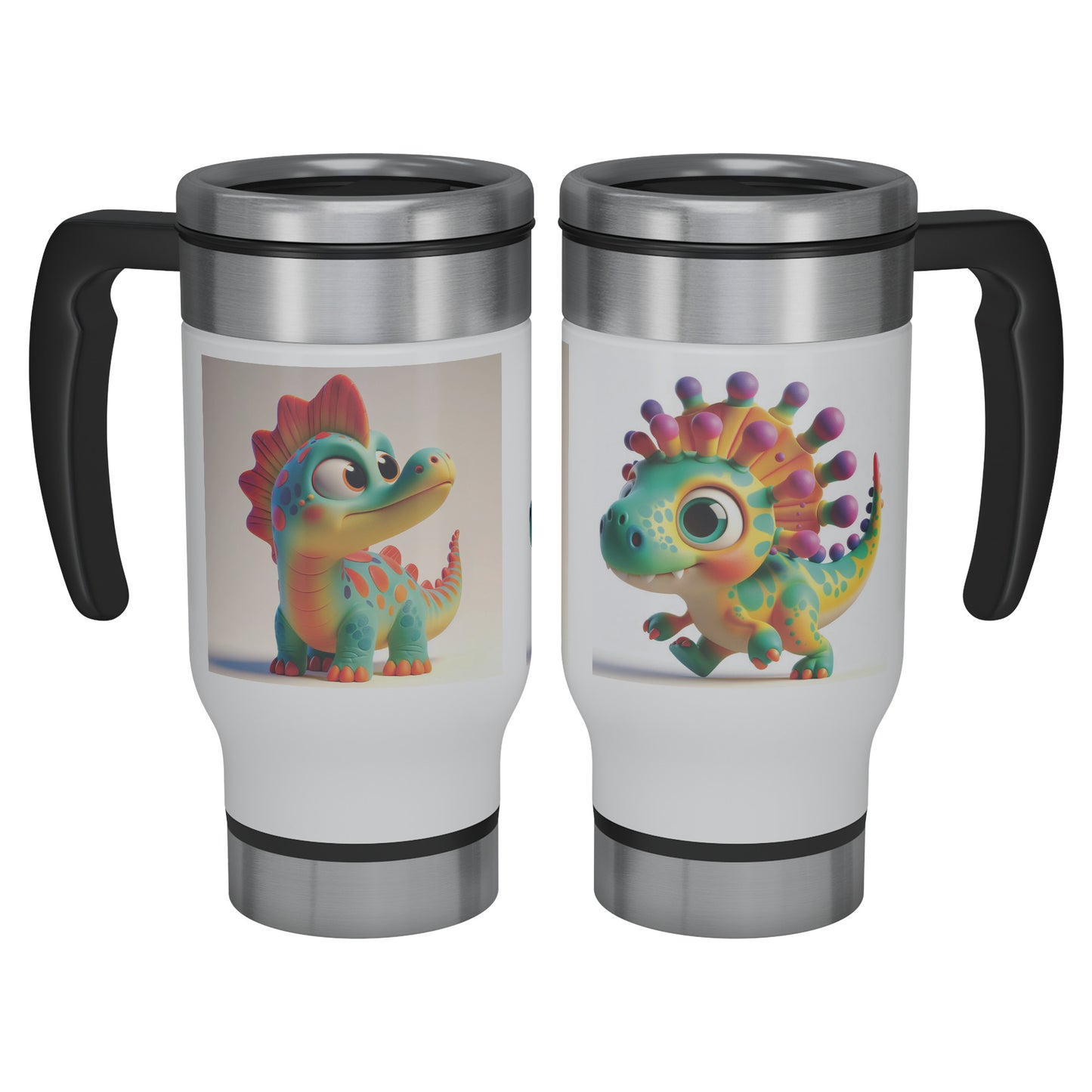 Adorable & Charming Dinosaurs - Travel Mug - Dinosaur #18