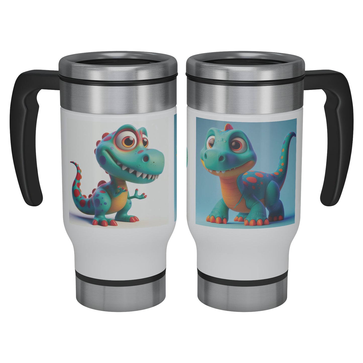 Adorable & Charming Dinosaurs - Travel Mug - Dinosaur #5