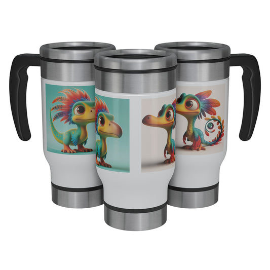 Adorable & Charming Dinosaurs - Travel Mug - Dinosaur #19