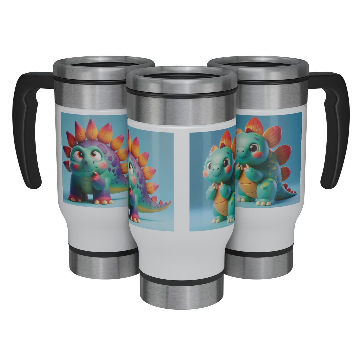 Adorable & Charming Dinosaurs - Travel Mug - Dinosaur #16