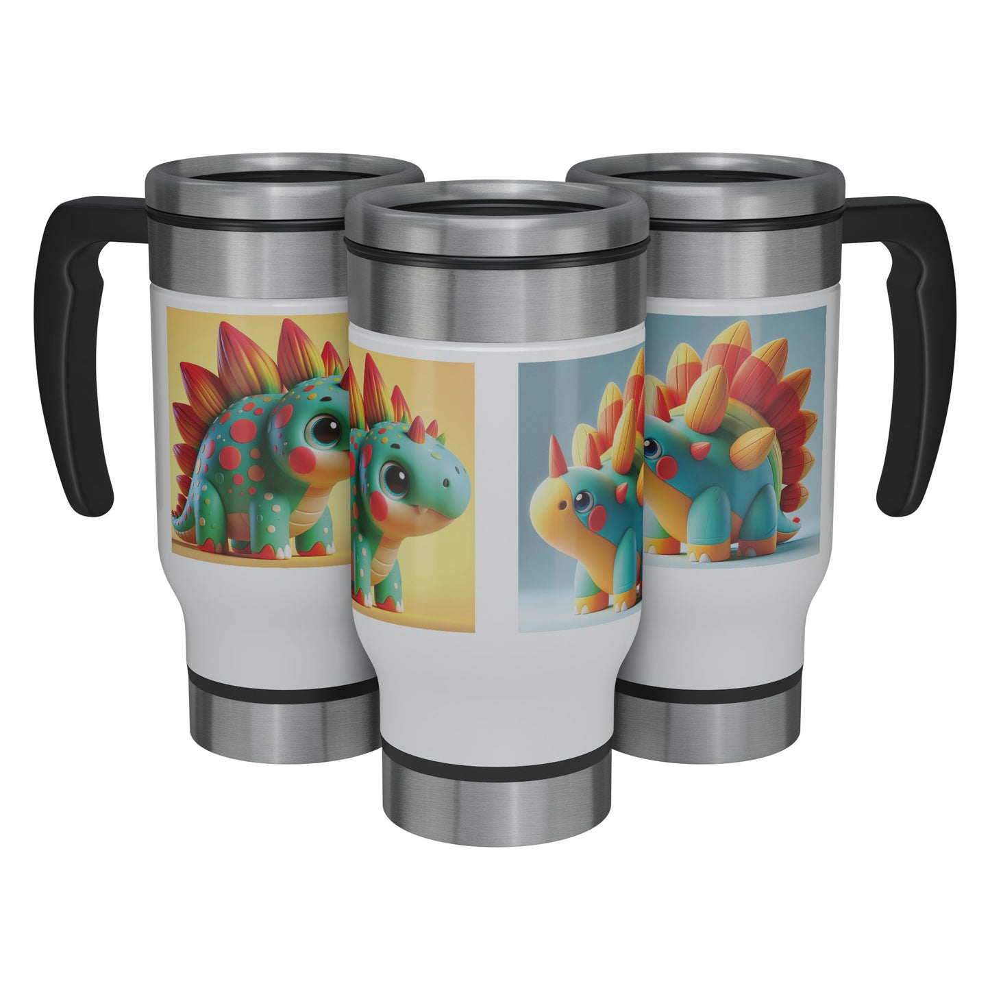 Adorable & Charming Dinosaurs - Travel Mug - Dinosaur #15