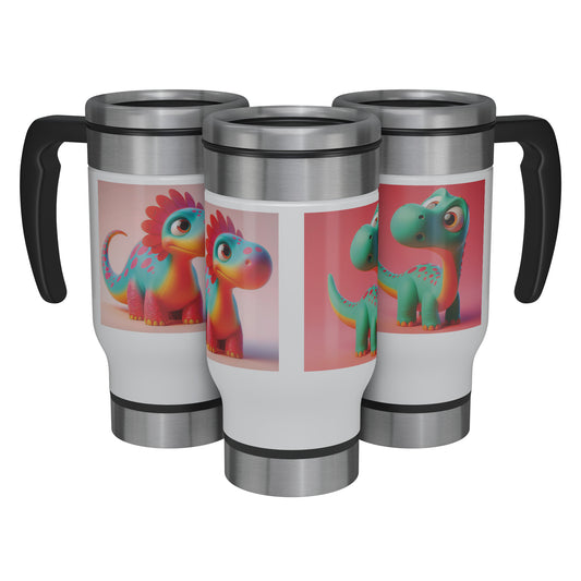 Adorable & Charming Dinosaurs - Travel Mug - Dinosaur #4