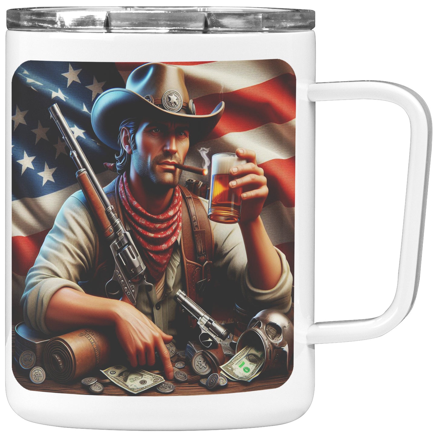 American Western Cowboy and Cowgirl - Coffee Mug #13