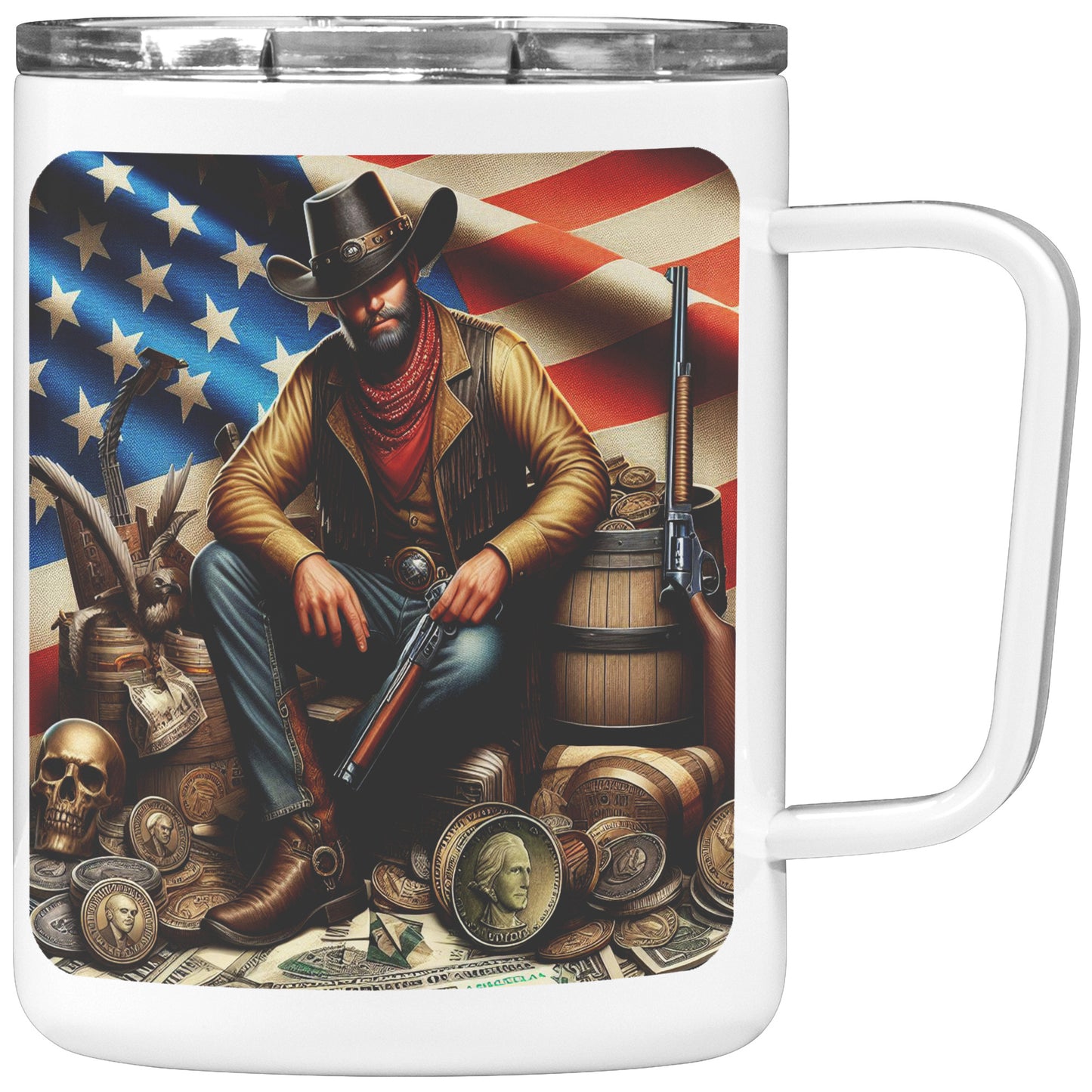 American Western Cowboy and Cowgirl - Coffee Mug #15