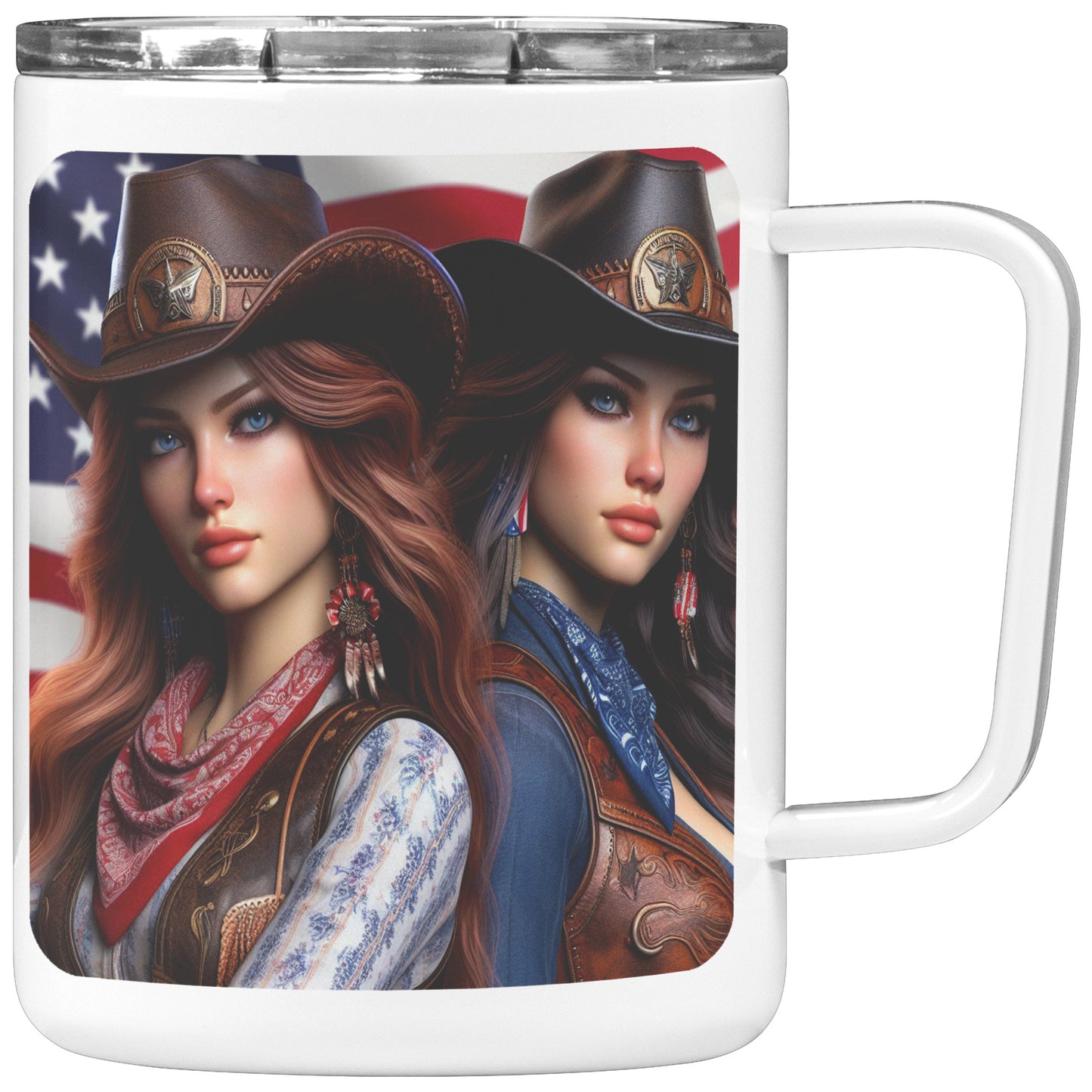 American Western Cowboy and Cowgirl - Coffee Mug #12