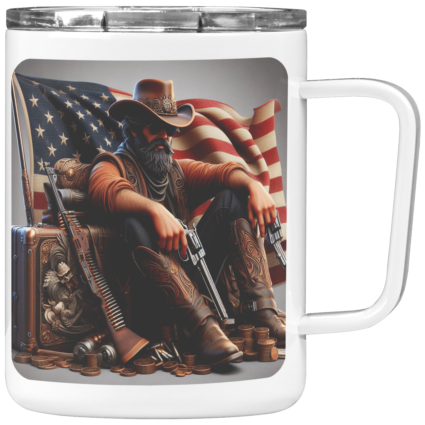 American Western Cowboy and Cowgirl - Coffee Mug #11