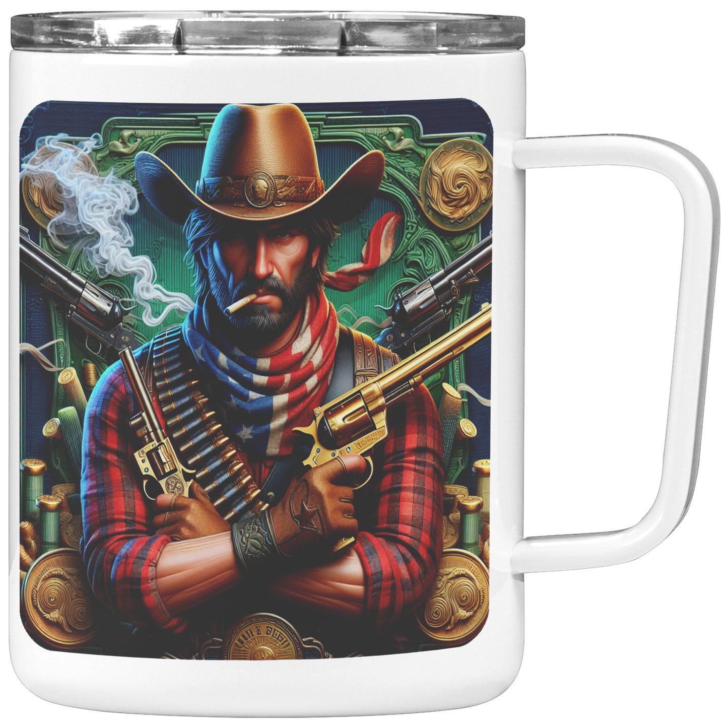 American Western Cowboy and Cowgirl - Coffee Mug #3