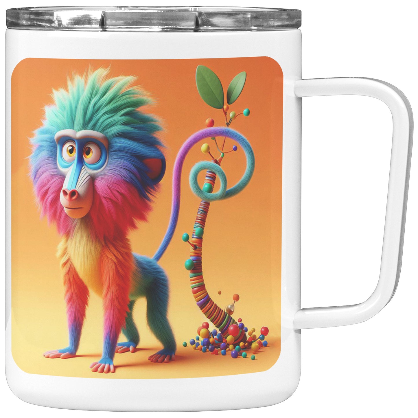 Animals, Insects and Birds - Baboon Coffee Mug #10