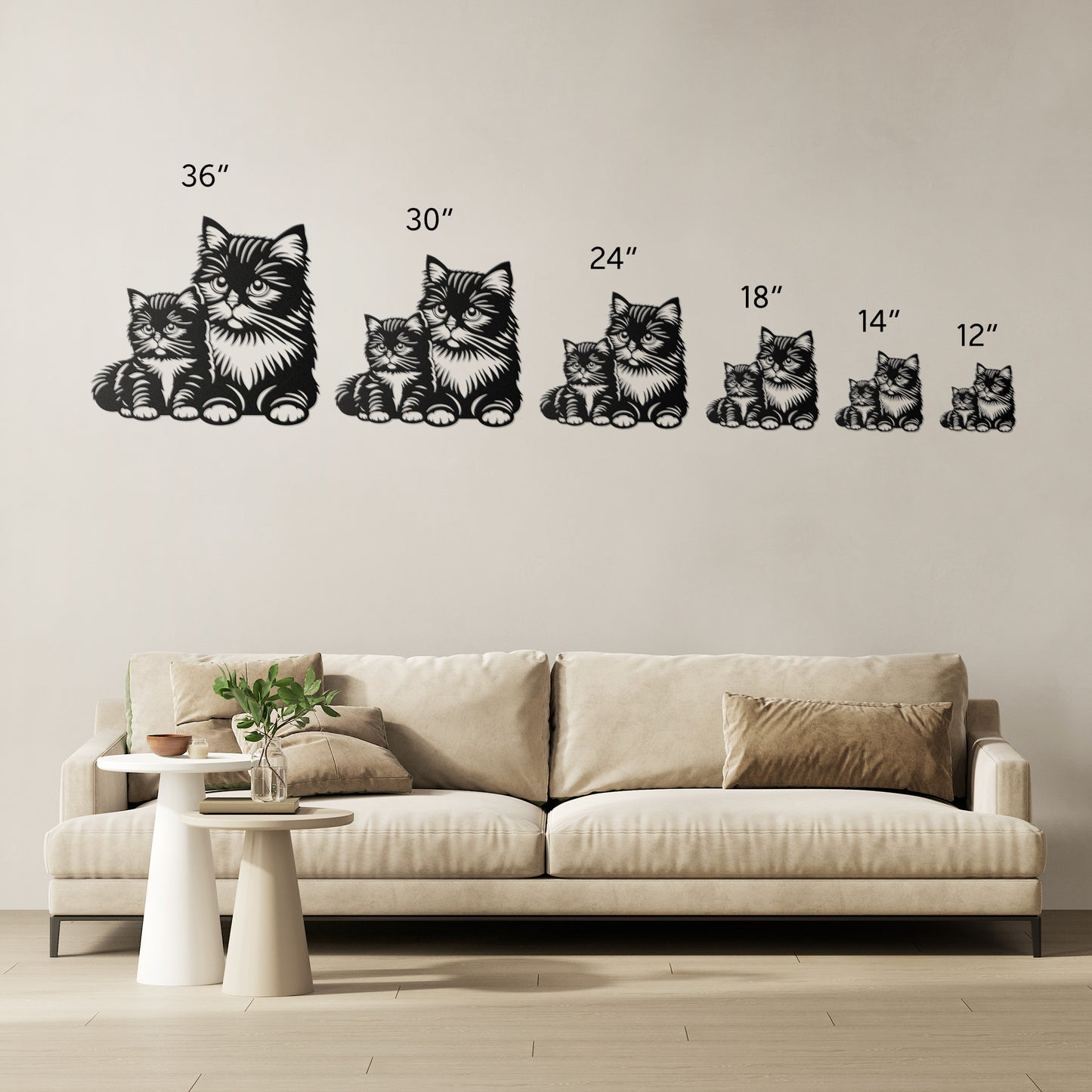 Cat Breeds - Die-Cut Metal Wall Art - American Shorthair #8