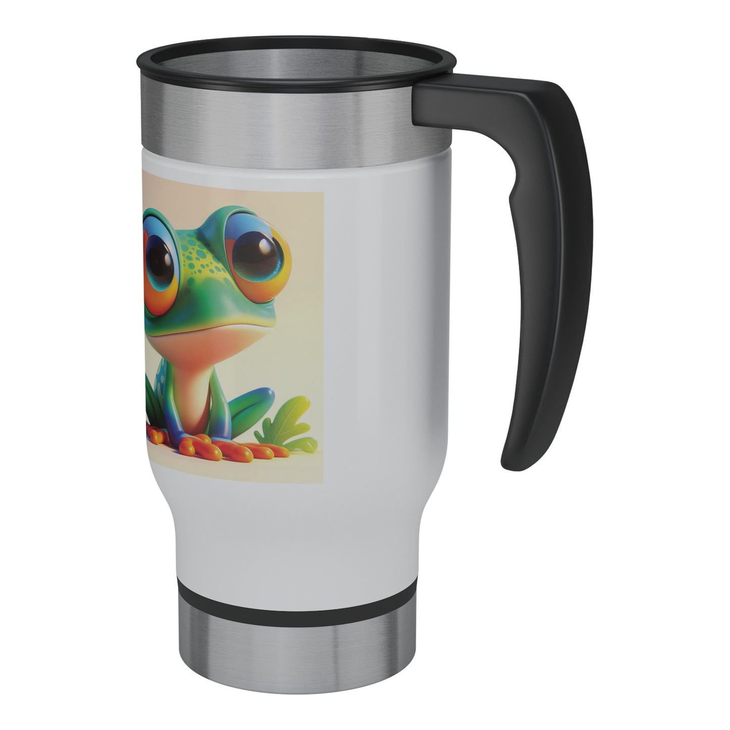Cute & Adorable Amphibians - 14oz Travel Mug - Frog #1