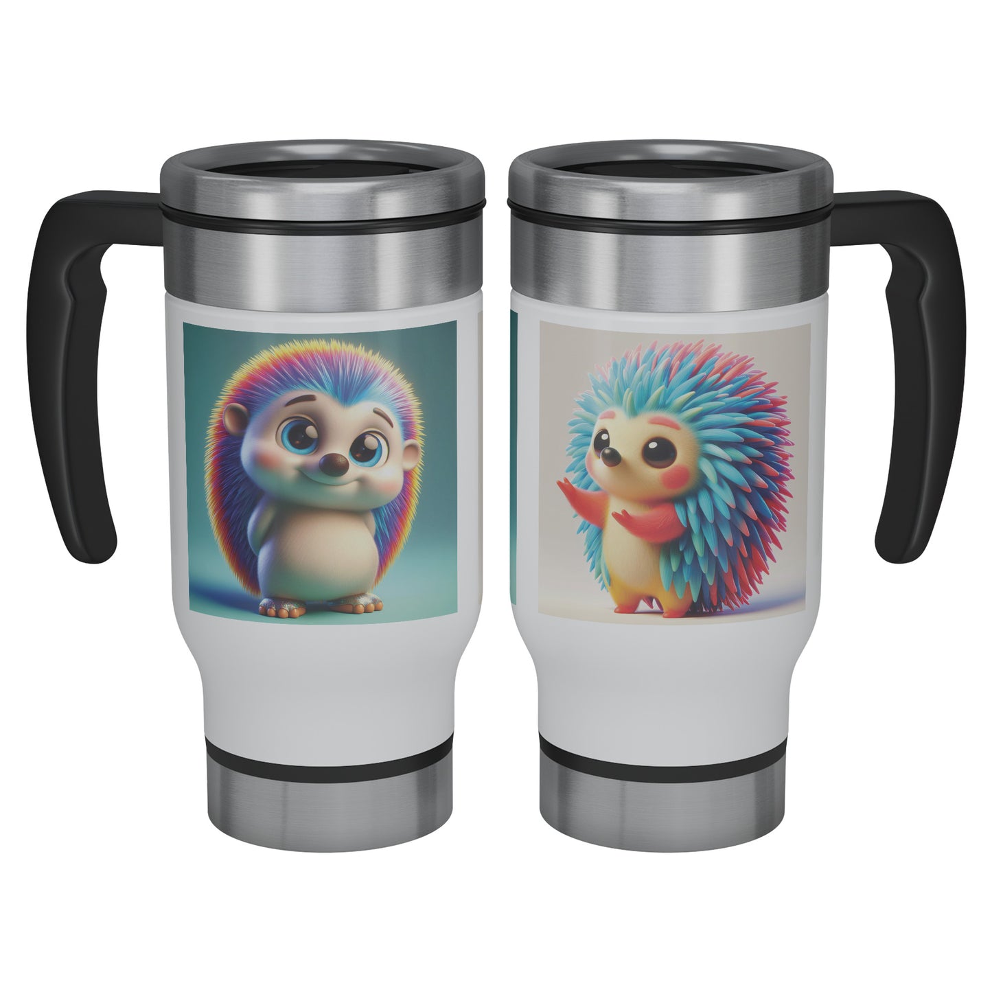 Cute & Adorable Mammals - 14oz Travel Mug - Hedgehog #1