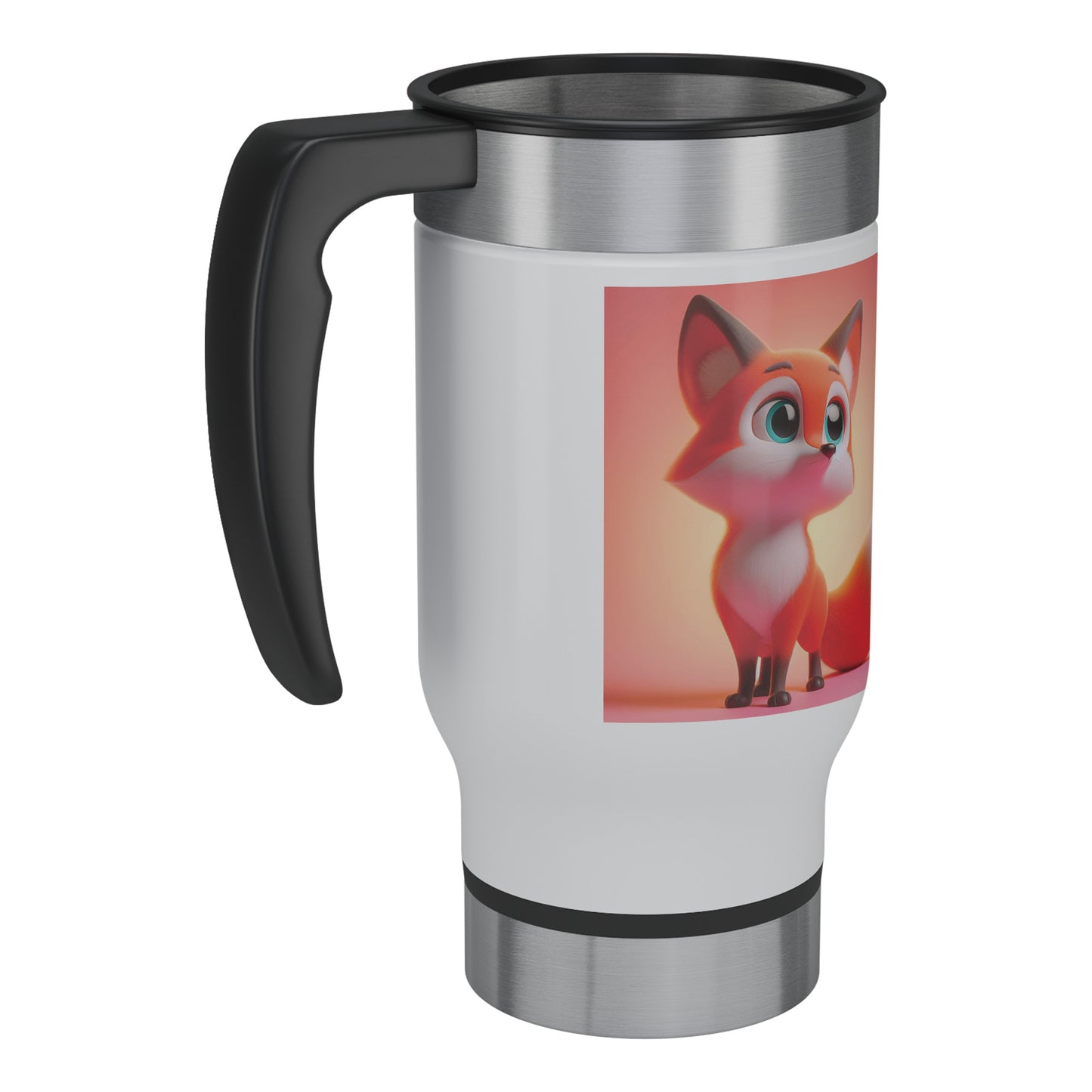 Cute & Adorable Mammals - 14oz Travel Mug - Fox #2